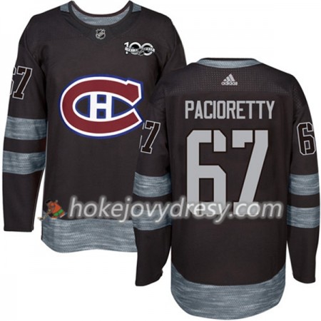 Pánské Hokejový Dres Montreal Canadiens Max Pacioretty 67 1917-2017 100th Anniversary Adidas Černá Authentic